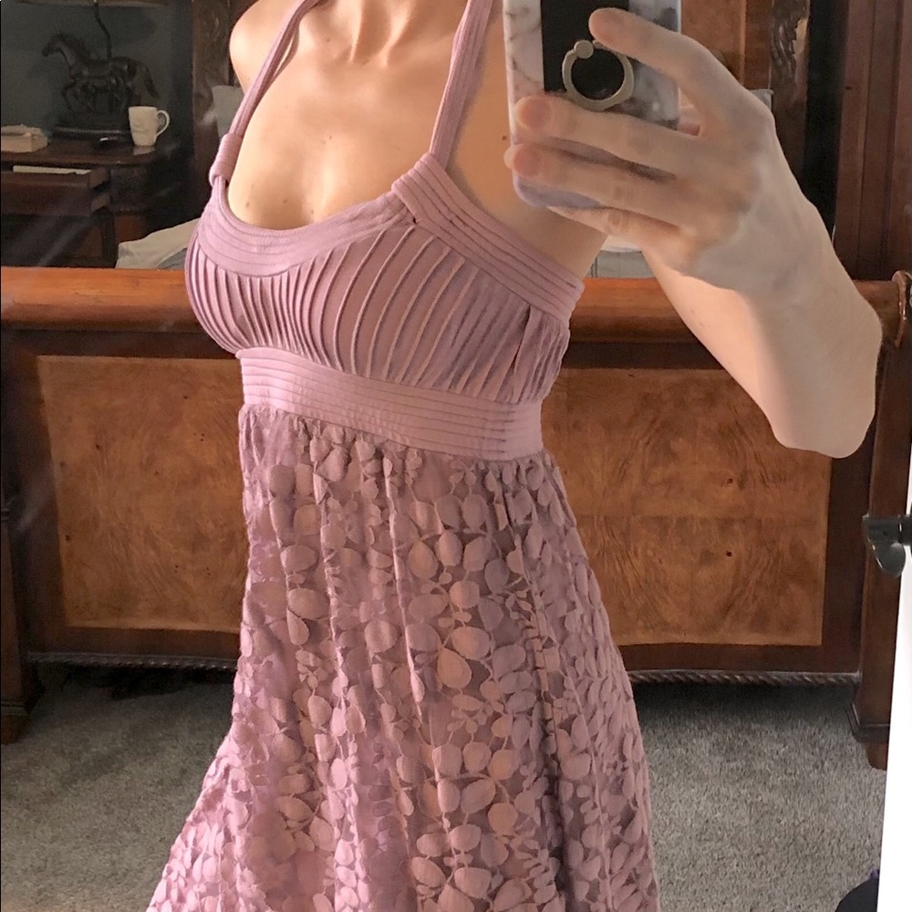 2/$40 Mauve Paige Lace Dress